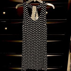 Black and white dress